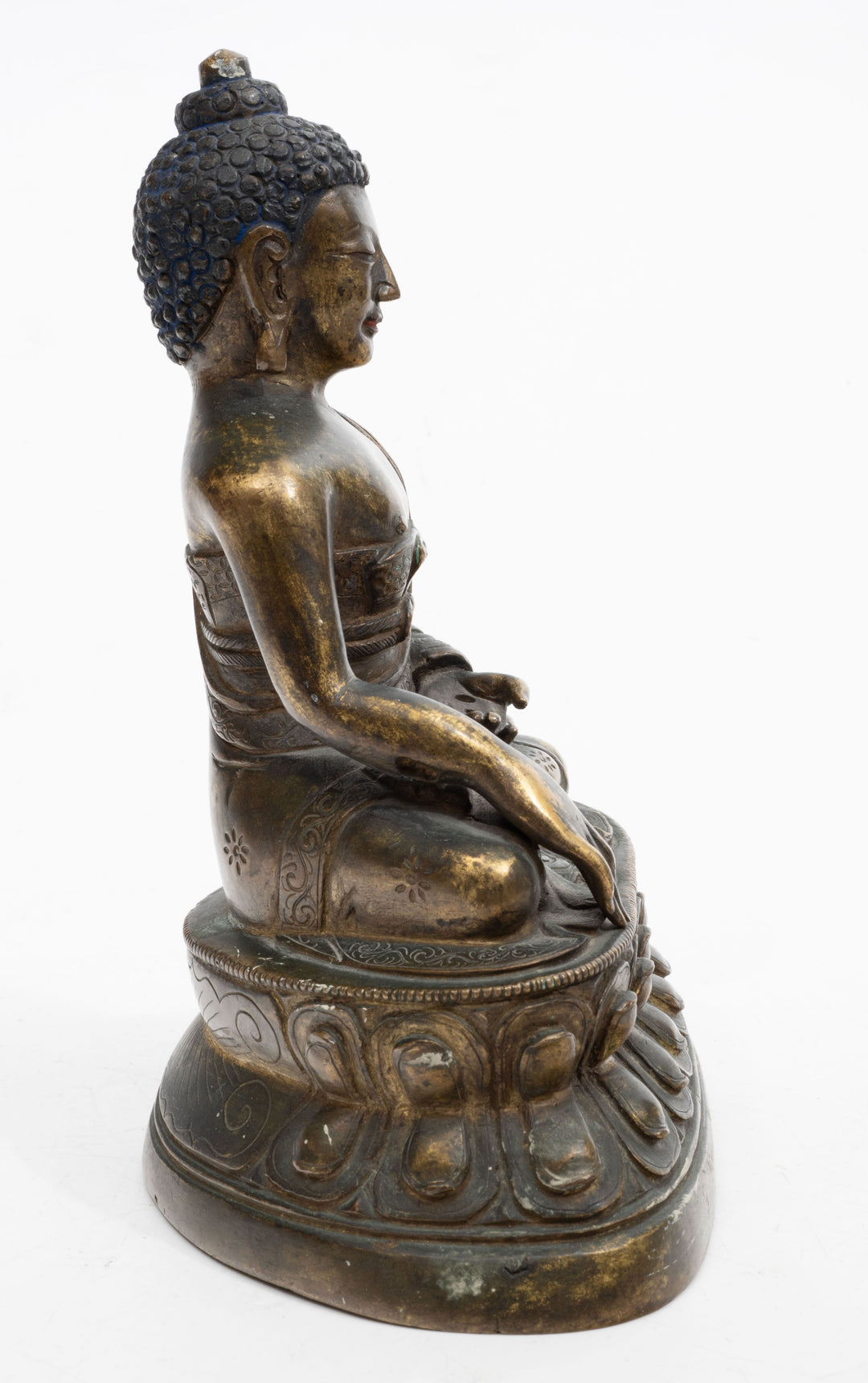 Sino Tibetan Gilt‑bronze Shakyamuni Buddha