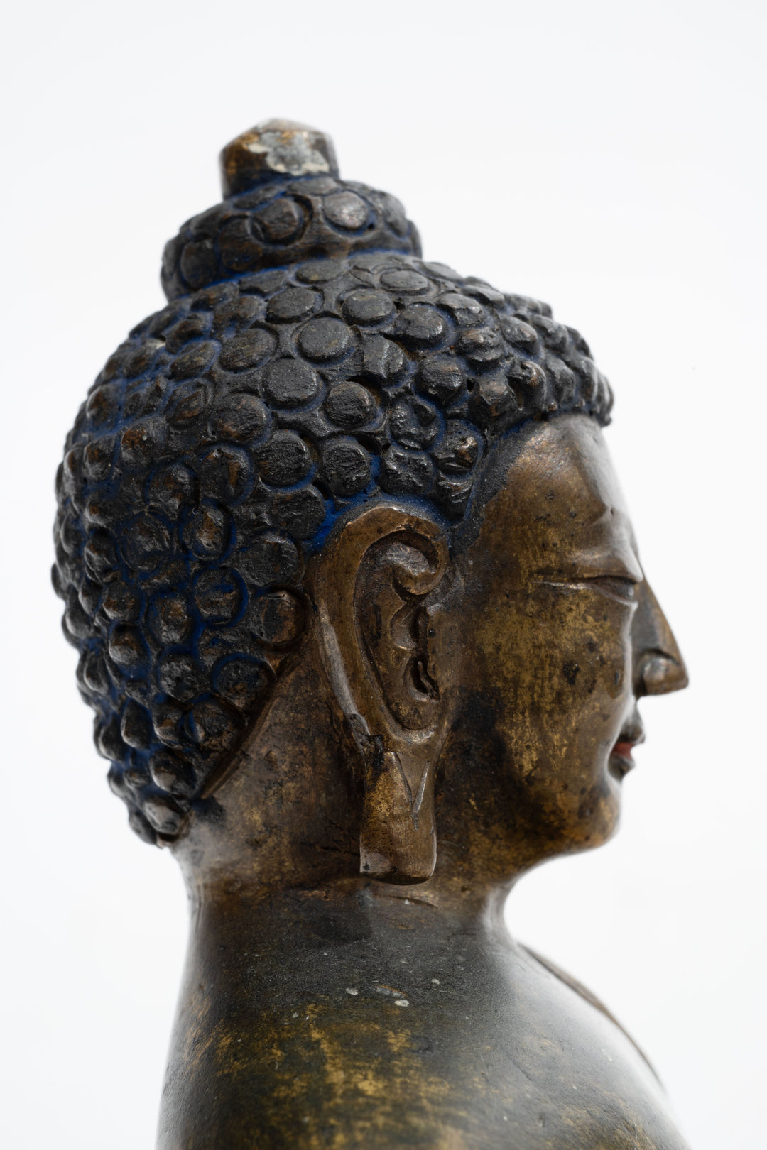 Sino Tibetan Gilt‑bronze Shakyamuni Buddha