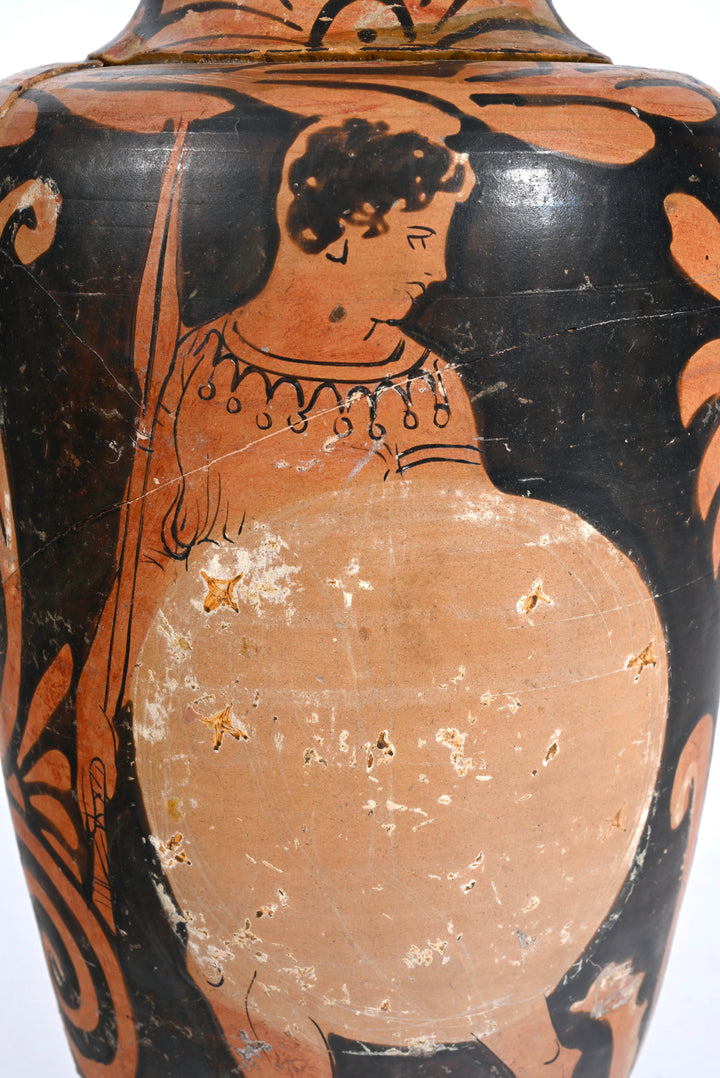 Campanian Red Figure Bail Amphora
