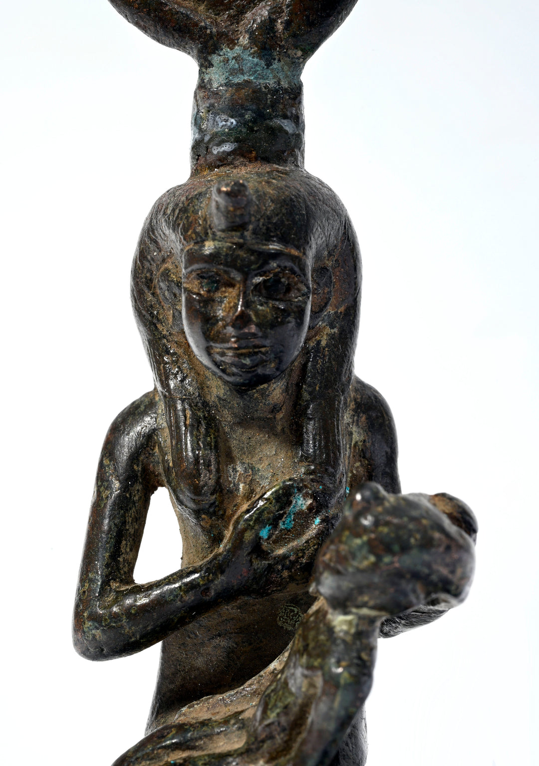 Egyptian Bronze Isis Lactans (Isis Nursing the Infant Horus)