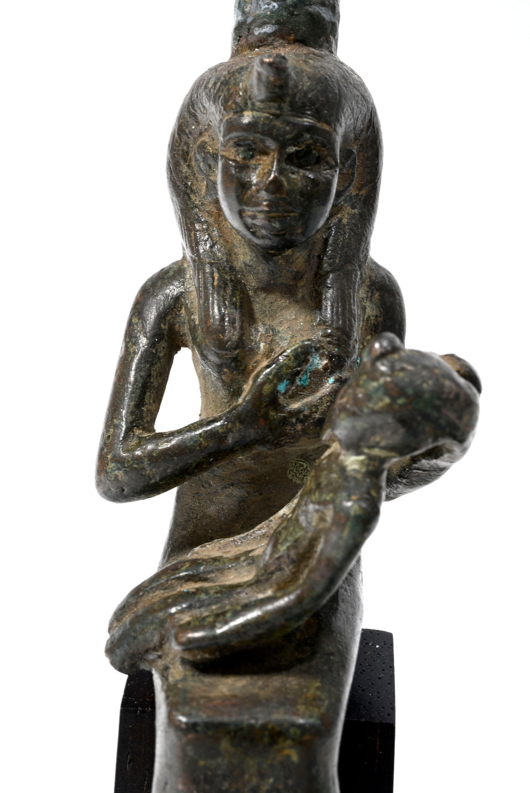 Egyptian Bronze Isis Lactans (Isis Nursing the Infant Horus)