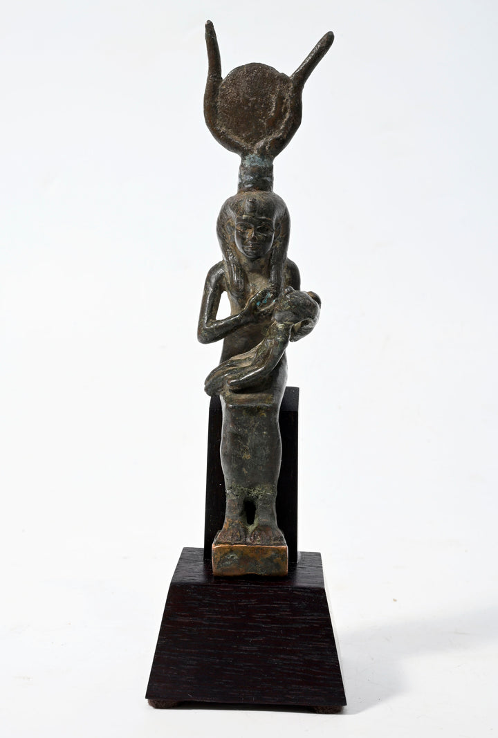 Egyptian Bronze Isis Lactans (Isis Nursing the Infant Horus)