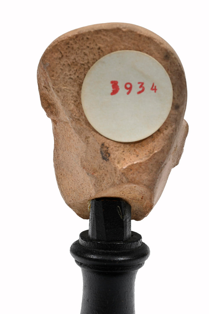 Egyptian Limestone Head of a Priest possibly Ptah