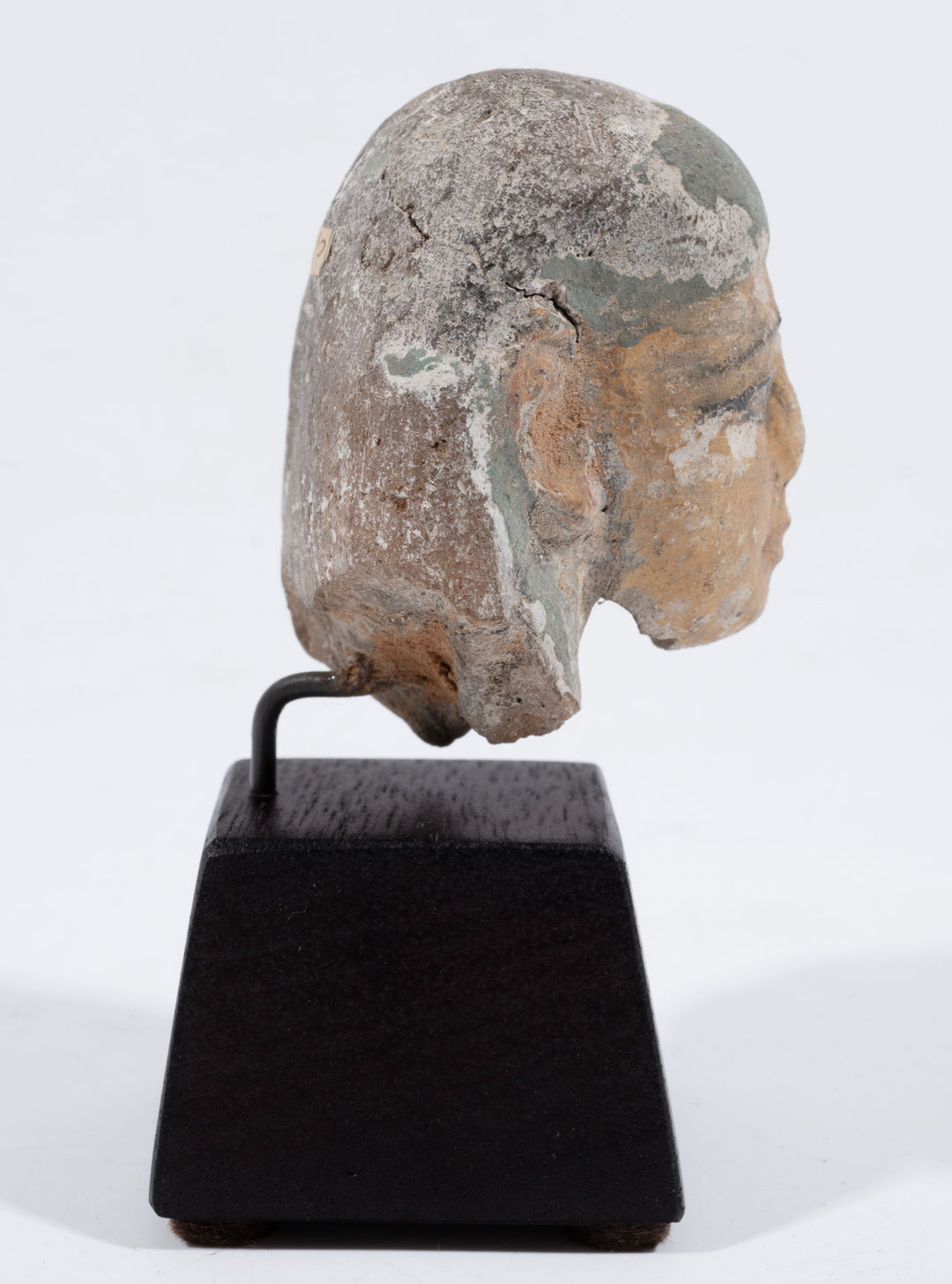 Egyptian Polychrome Terracotta Head