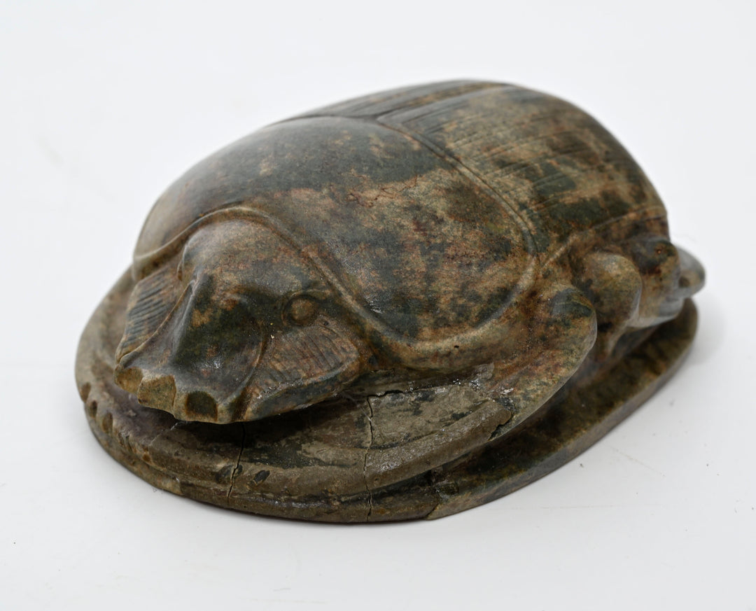 Ancient Egyptian Hard Stone Heart Scarab
