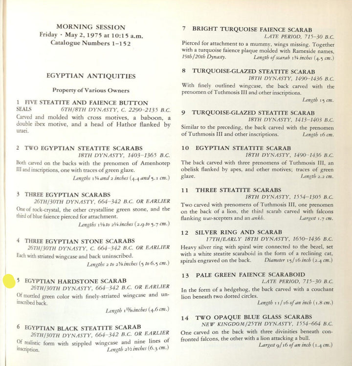 Ancient Egyptian Hard Stone Heart Scarab