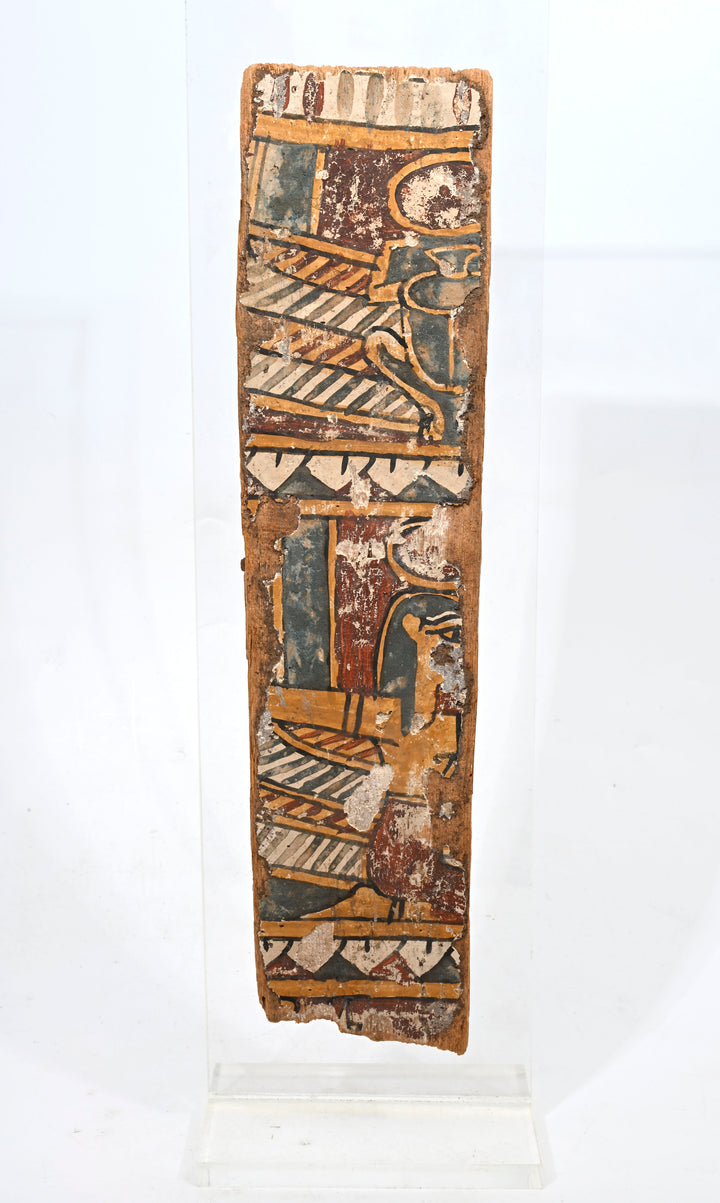 Ancient Egyptian Painted Wood Panel