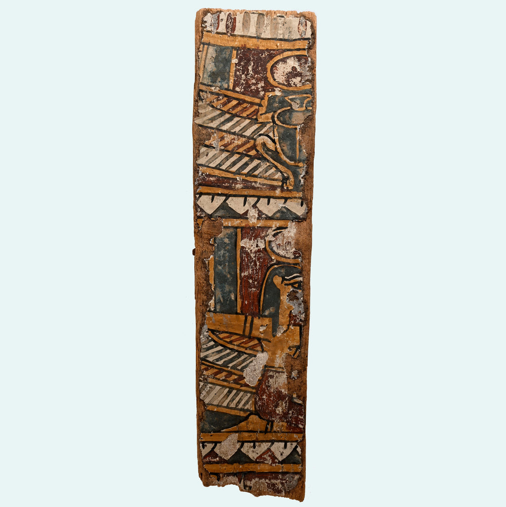 Ancient Egyptian Painted Wood Panel