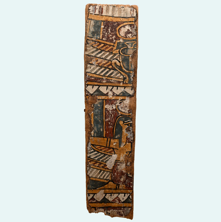 Ancient Egyptian Painted Wood Panel