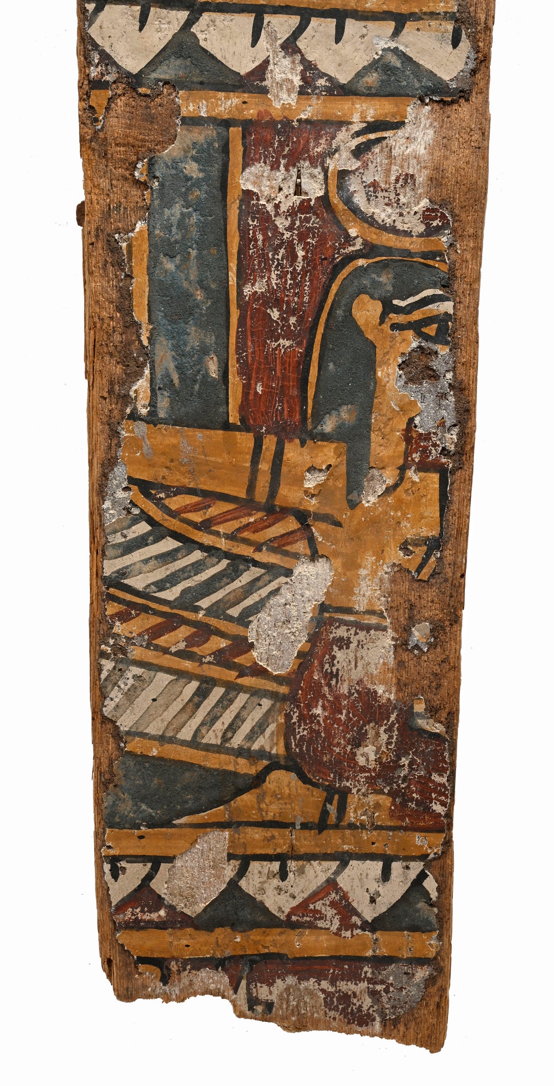 Ancient Egyptian Painted Wood Panel
