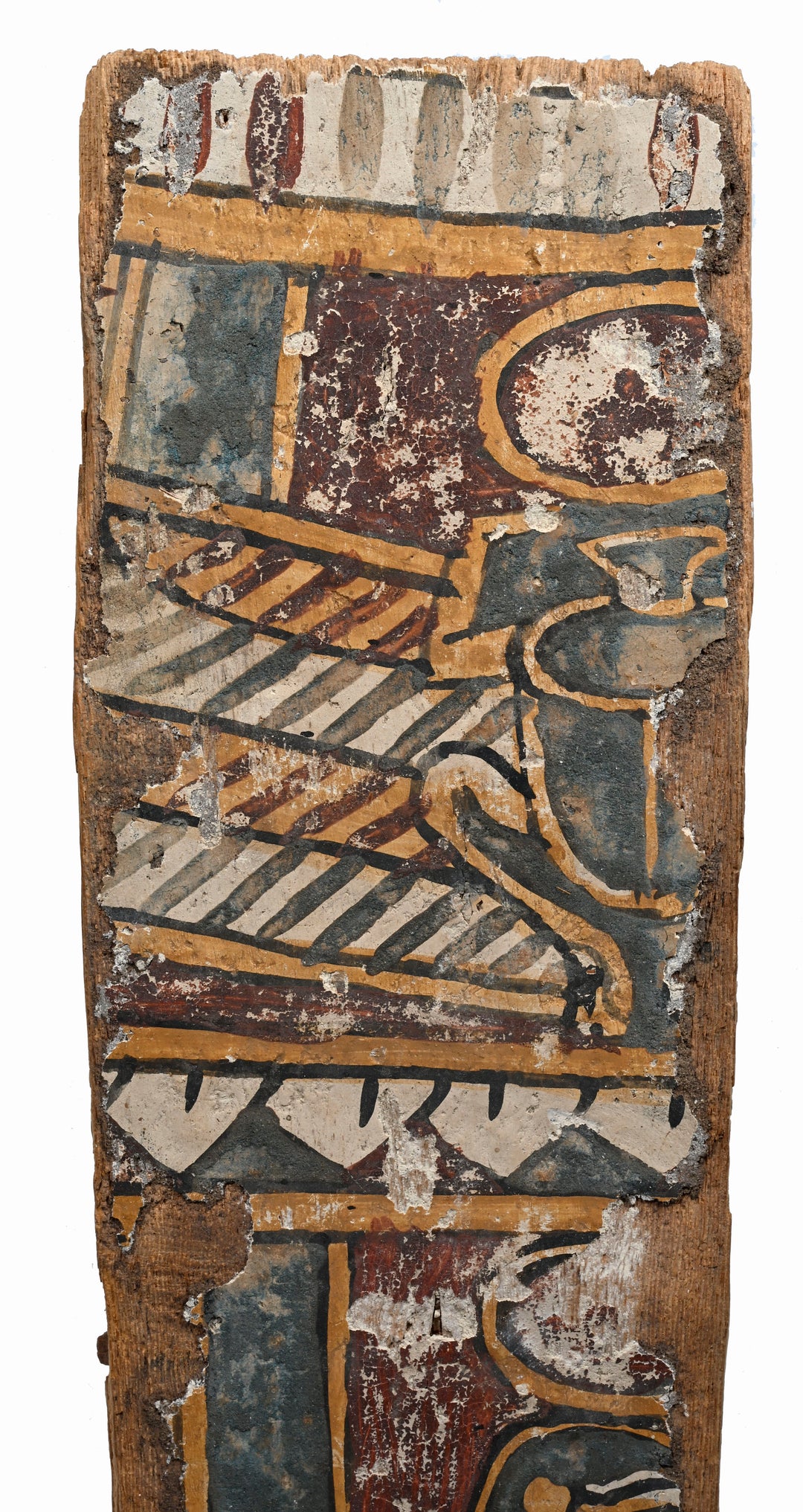 Ancient Egyptian Painted Wood Panel