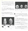 Group of three Hellenistic Alexandrian terracotta grotesque character heads