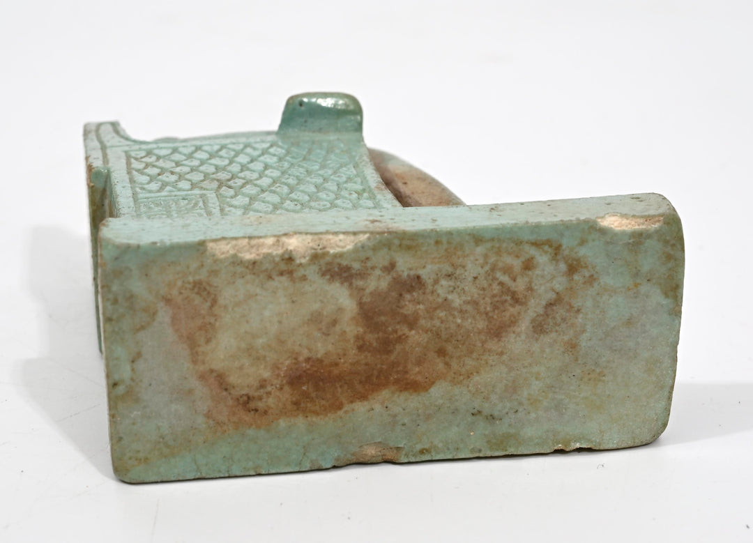 Egyptian Faience Isis Horus Fragment