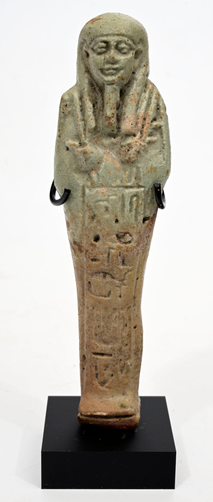 Egyptian Pale Green Faience Ushabti for Khonsuirdis