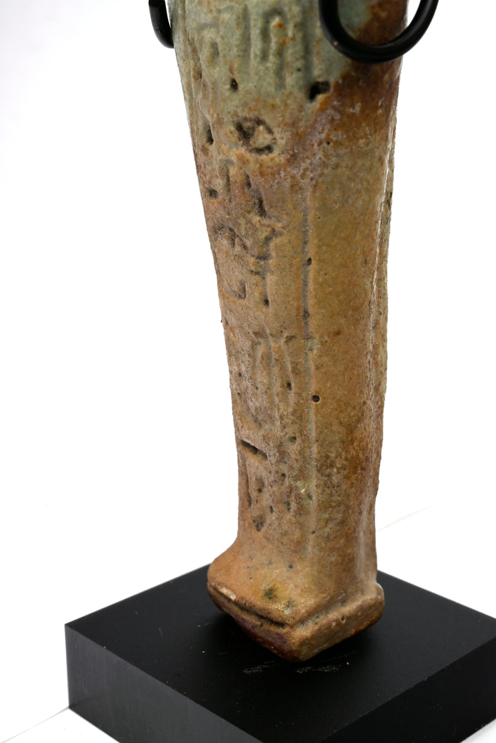 Egyptian Pale Green Faience Ushabti for Khonsuirdis
