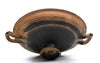 Ancient Greek Bichrome Banded Pottery Kylix (Two-Handled Wine Cup)