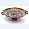 Ancient Greek Bichrome Banded Pottery Kylix (Two-Handled Wine Cup)