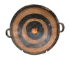 Ancient Greek Bichrome Banded Pottery Kylix (Two-Handled Wine Cup)