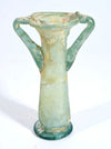 Roman Green Glass Double Handled Cosmetic Tube Unguentarium