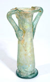 Roman Green Glass Double Handled Cosmetic Tube Unguentarium