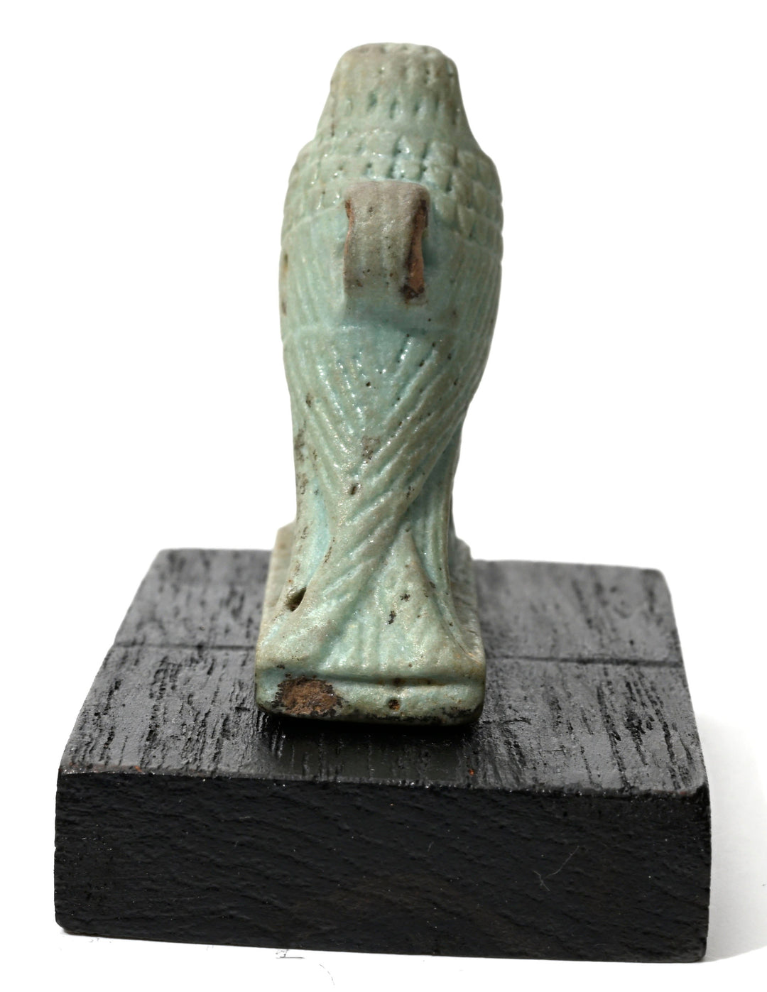Egyptian Turquoise Faience Horus Falcon Amulet