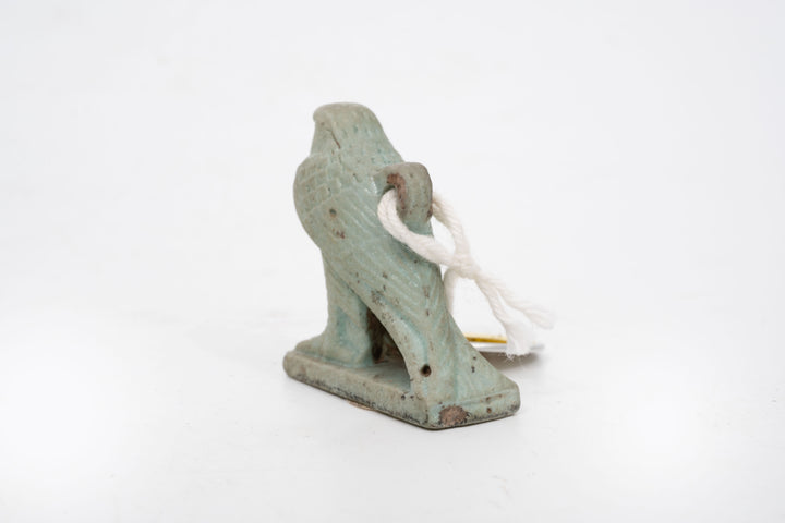 Egyptian Turquoise Faience Horus Falcon Amulet