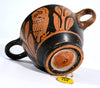 Greek Attic Red Figure Owl Skyphos Glaux