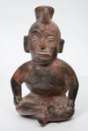 Colima Pottery Redware Seated Hunchback Dwarf
