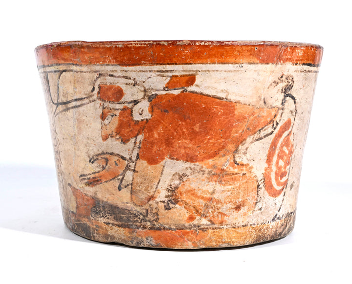 Maya Pottery Polychrome Vessel