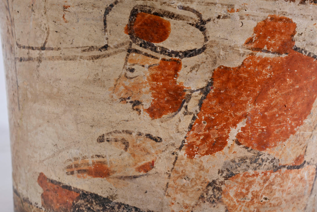 Maya Pottery Polychrome Vessel