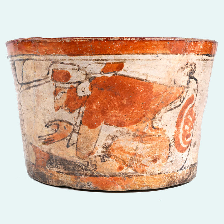 Maya Pottery Polychrome Vessel