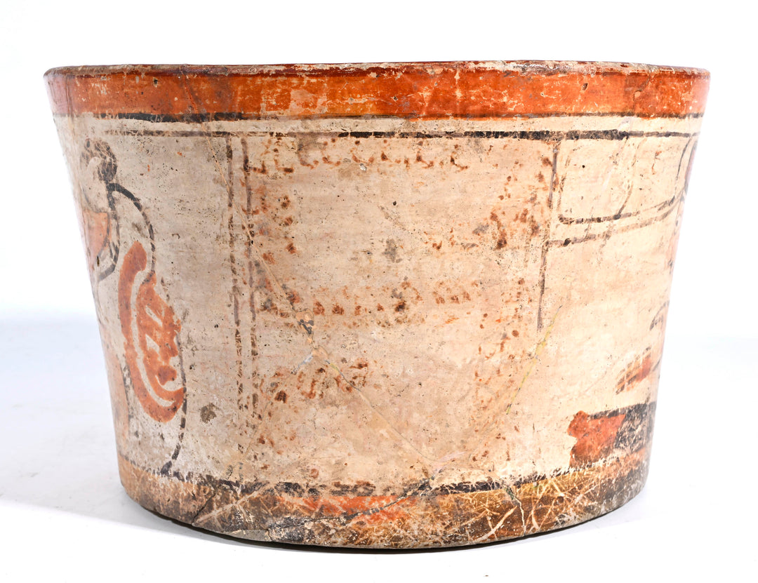 Maya Pottery Polychrome Vessel