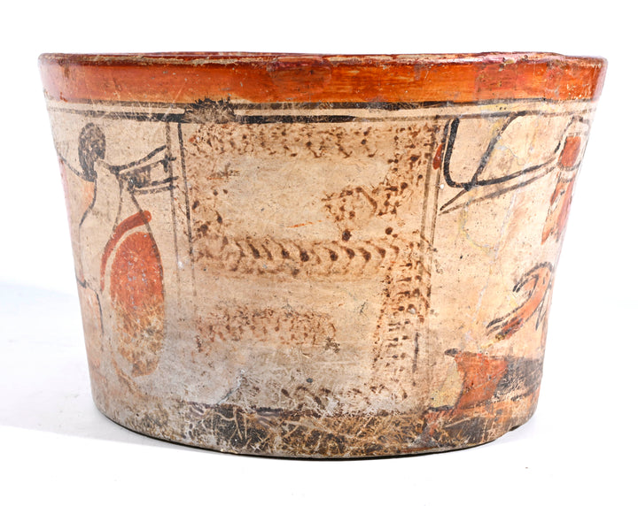 Maya Pottery Polychrome Vessel