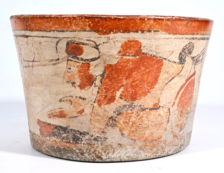 Maya Pottery Polychrome Vessel