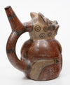 Huari Pottery Jaguar/Puma Stirrup Vessel