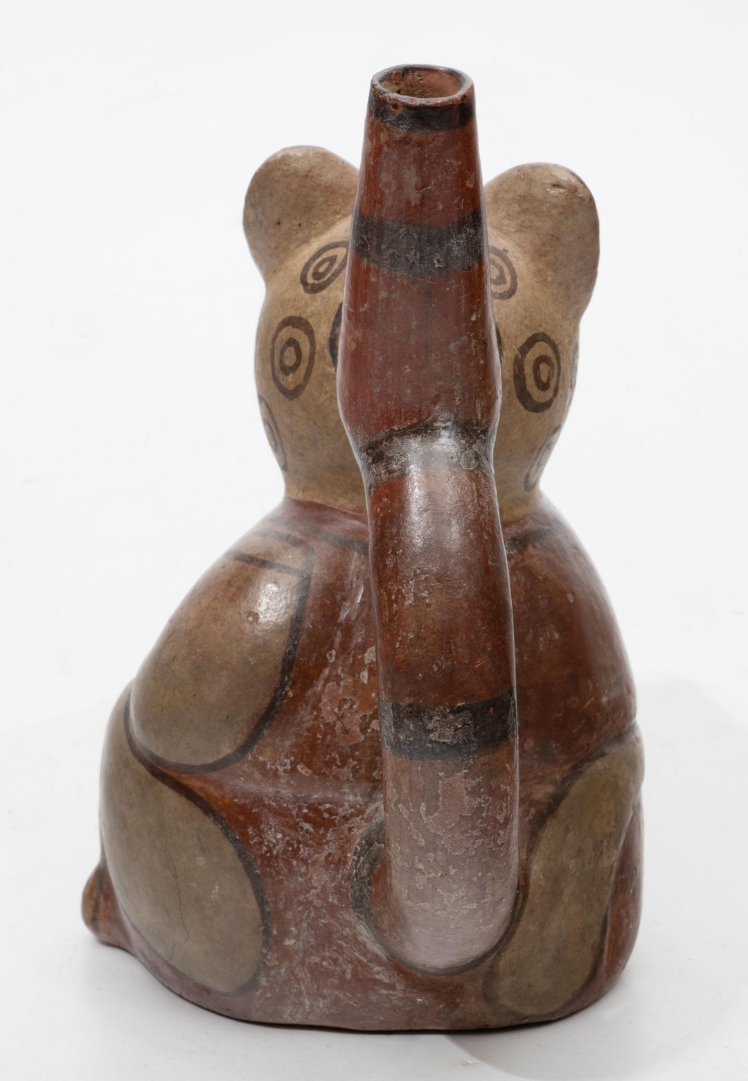 Huari Pottery Jaguar/Puma Stirrup Vessel