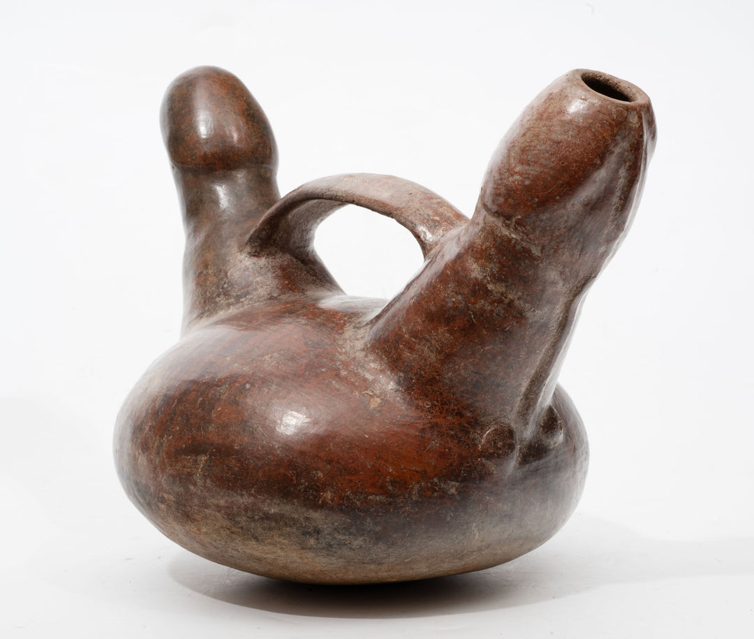 Vicus Erotic Whistling Stirrup Vessel