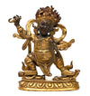 Sino Tibetan Gilt Bronze Vaishravana (Kubera)