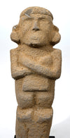 Pre Columbian Huastec Large Stone Figural Stele
