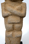 Pre Columbian Huastec Large Stone Figural Stele