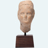 Greek Terracotta Tanagra Female Head