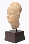 Greek Terracotta Tanagra Female Head