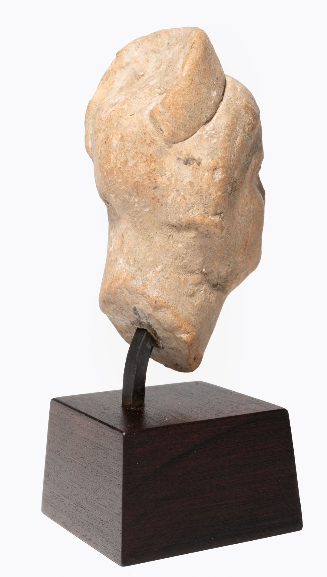 Greek Terracotta Tanagra Female Head