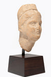 Greek Terracotta Tanagra Female Head