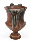 Greek Black Glaze High Handle Pottery Kantharos