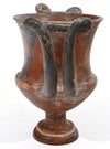 Greek Black Glaze High Handle Pottery Kantharos