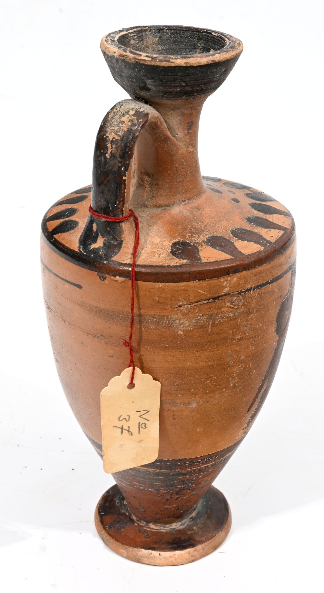 Attic Black Figure Lekythos with Athena in Combat