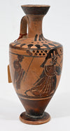 Attic Black Figure Lekythos with Athena in Combat