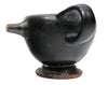 Attic Black Glaze Pottery Baby Feeder Guttos
