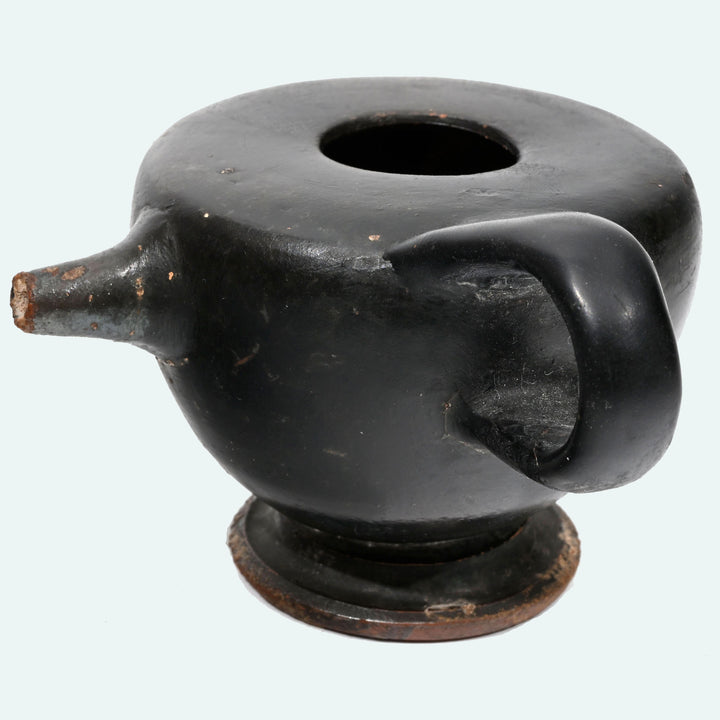 Attic Black Glaze Pottery Baby Feeder Guttos